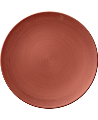 Shop Villeroy & Boch Manufacture Glow Gourmet Coupe Buffet Plate In Copper Glow