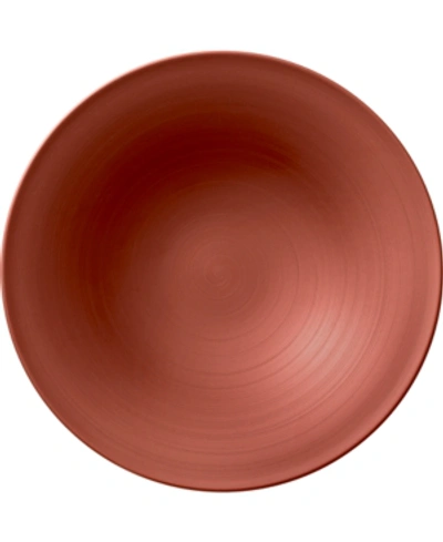 Shop Villeroy & Boch Manufacture Glow Coupe Deep Plate In Copper Glow