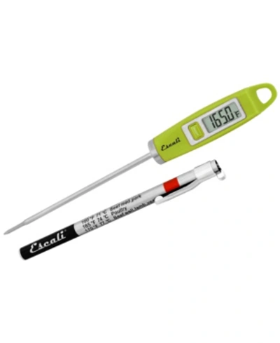 Shop Escali Corp Gourmet Digital Thermometer Nsf Listed In Green
