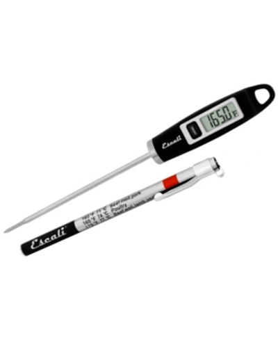 Shop Escali Corp Gourmet Digital Thermometer Nsf Listed In Black