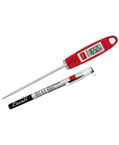 Shop Escali Corp Gourmet Digital Thermometer Nsf Listed In Red
