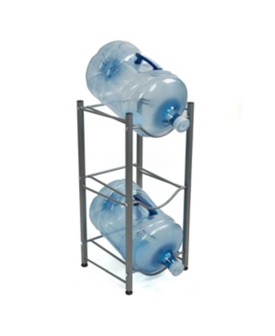 Shop Mind Reader 3 Tier Stainless Steel Heavy Duty Water Cooler Jug Rack In Silver