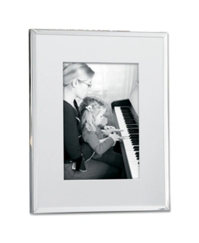 Lawrence Frames Silver Plated Matted Picture Frame In Silver