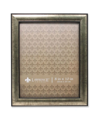 Lawrence Frames Domed Burnished Silver And Black Picture Frame In Silver