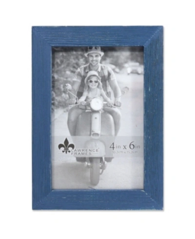 Lawrence Frames Charlotte Weathered Navy Blue Wood Picture Frame In Navy