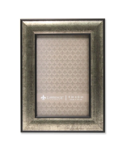 Lawrence Frames Domed Burnished Silver And Black Picture Frame In Silver