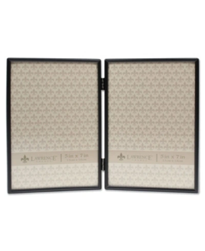 Lawrence Frames Hinged Double Simply Black Picture Frame In Black