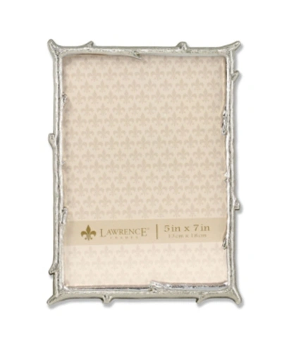 Lawrence Frames Silver Metal Picture Frame With Natural Branch Design In Silver