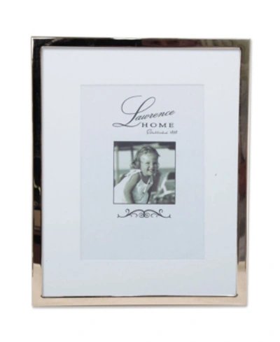 Lawrence Frames 710680 Silver Standard Metal 8x10 Matted For Picture Frame In Silver