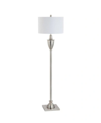 Jonathan Y Othello Metal Led Floor Lamp In Silver
