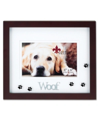 Shop Lawrence Frames Walnut Wood Woof Picture Frame In Brown