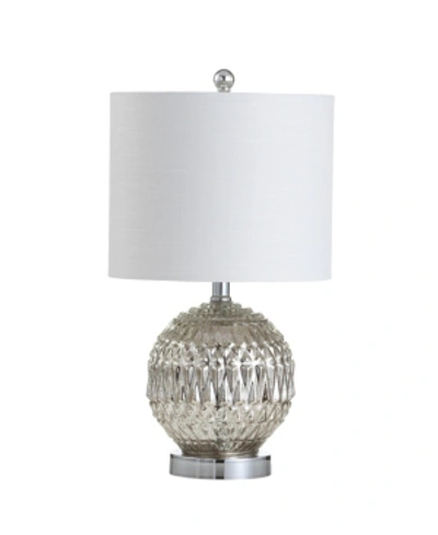 Jonathan Y Krister 20.5" Led Table Lamp In Silver
