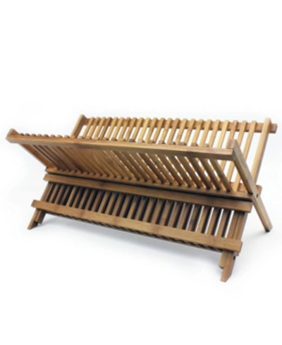Shop Berghoff Bamboo Plate Rack In Natural