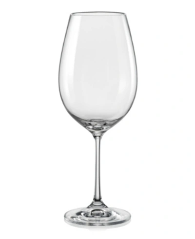 Shop Red Vanilla Viola Red Wine Glass 18.5 Oz, Set Of 12 In Clear