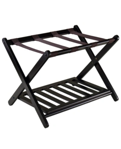 Shop Winsome Reese Luggage Rack With Shelf