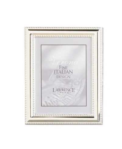 Shop Lawrence Frames Metal Picture Frame Silver-plate With Delicate Beading