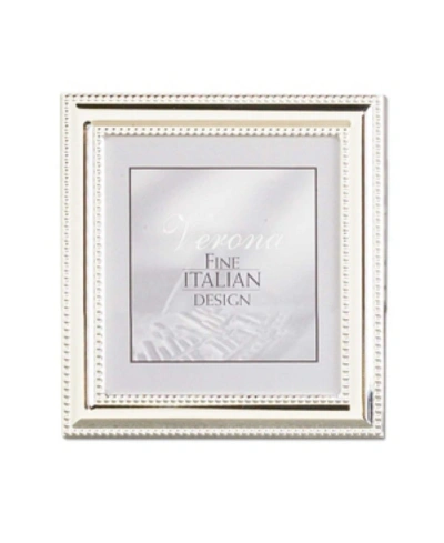 Lawrence Frames Metal Picture Frame Silver-plate With Delicate Beading In Silver