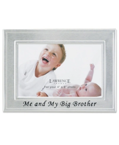 Lawrence Frames Big Brother Silver Plated Picture Frame In Silver