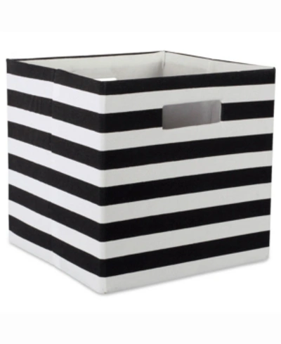 Shop Design Imports 11' Square Storage Bin In Black