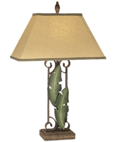 Shop Pacific Coast Banana Leaves Table Lamp In Brown