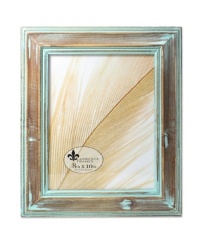 Lawrence Frames Weathered Wood With Verdigris Wash Picture Frame In Brown