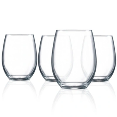 Shop Luminarc Cachet Stemless Wine Glass - Set Of 4 In Clear