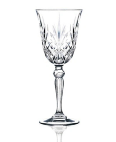 Lorren Home Trends Melodia Crystal Liquor Glass - Set Of 6 In Clear