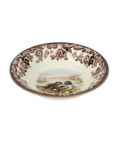 Spode Woodland Pintail Ascot Cereal Bowl In Brown