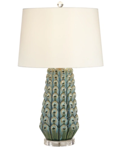 Shop Pacific Coast Siesta Key Table Lamp In Decorated Blue