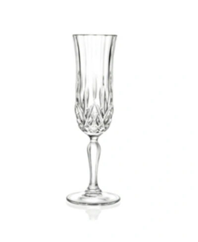 Lorren Home Trends Rcr Opera Crystal Champagne - Set Of 6 In Clear