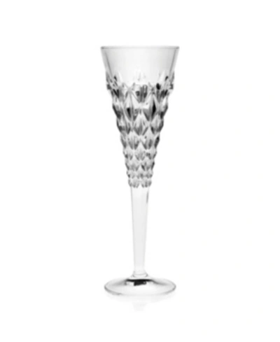 Shop Lorren Home Trends Enigma Collection Flutes Set Of 6 In Clear