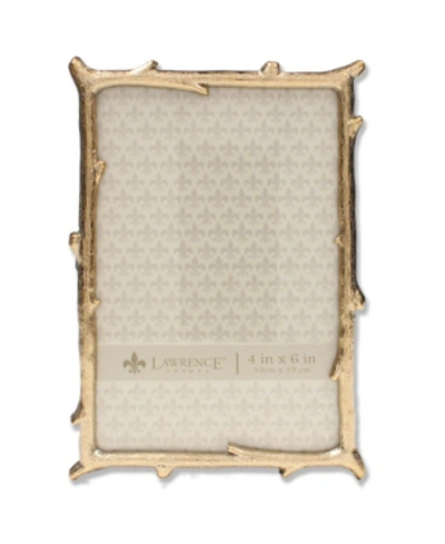 Shop Lawrence Frames Gold Metal Picture Frame With Natural Branch Design