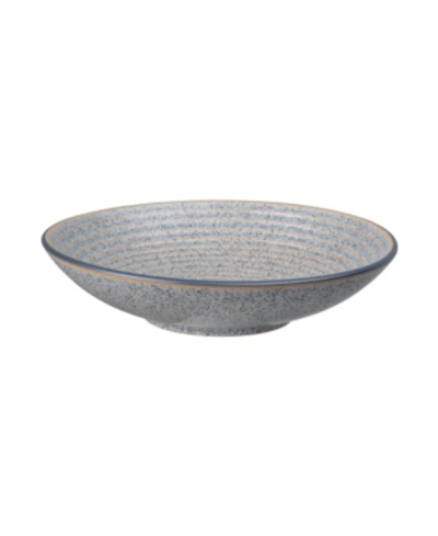 Shop Denby Studio Craft Grey Medium Ridged Bowl In Studio Grey