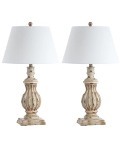 Shop Safavieh Tanner Set Of 2 Table Lamp In Brown