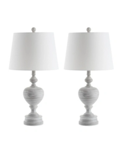 Shop Safavieh Alban Set Of 2 Table Lamp In White