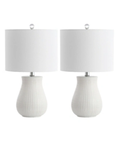 Safavieh Dayton Set Of 2 Table Lamp In White
