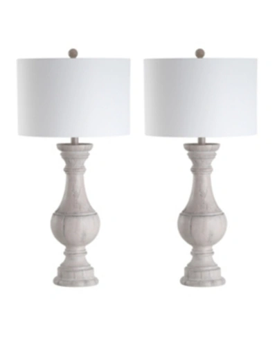 Shop Safavieh Savion Set Of 2 Table Lamp In White