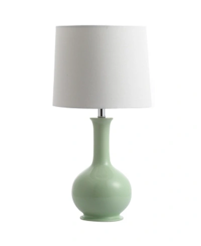 Shop Safavieh Minton Table Lamp In Green