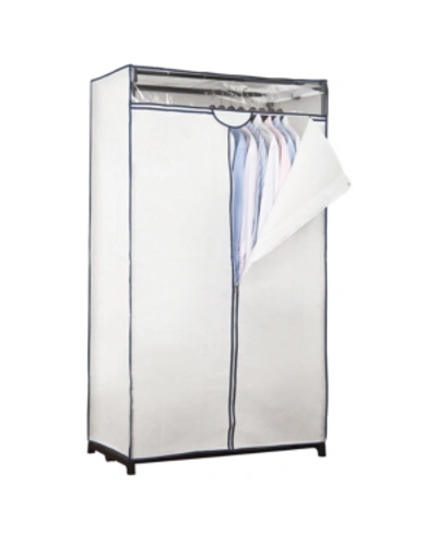 Shop Simplify 36" Wide Portable Closet In Black In White