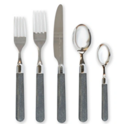 Vietri Albero Five-piece Place Setting In Oak