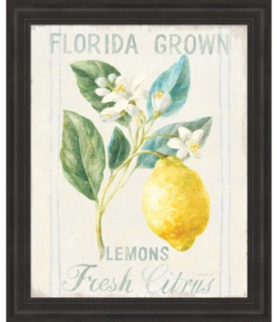 Shop Metaverse Floursack Lemon I By Danhui Nai Framed Art In Multi