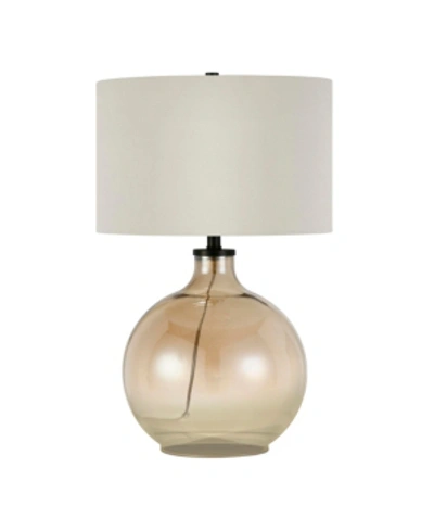 Shop Hudson & Canal Laelia Table Lamp In Luster Glass
