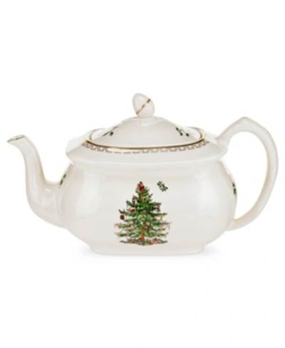 Shop Spode Christmas Tree Teapot In Green