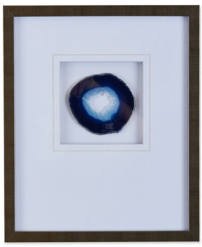 Shop Jla Home Blue Agate Stone Framed Wall Art