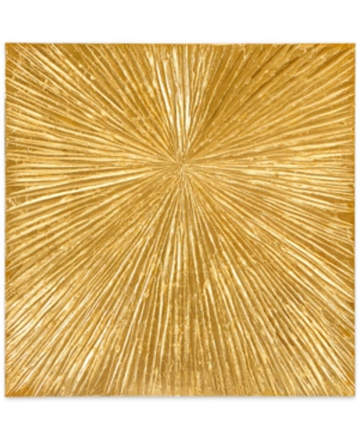 Shop Jla Home Sunburst Gold-tone Resin Dimensional Box Wall Art