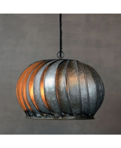 Shop Vip Home & Garden Metal Industrial Light In Gray