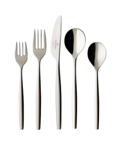 Shop Villeroy & Boch Metro Chic Flatware 5 Piece Place Setting In Stainless Steel