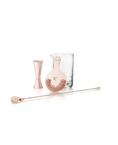 Shop Viski Copper Barware Gift Set, 4 Piece