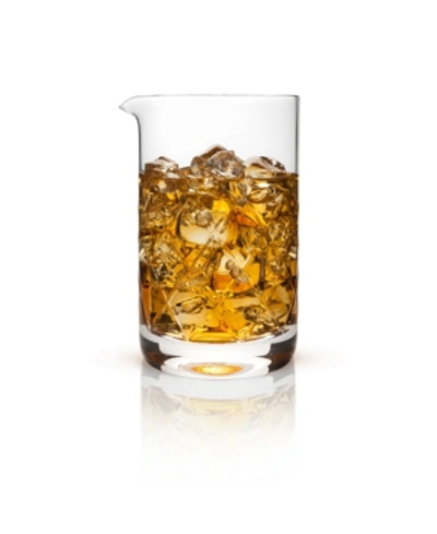 Shop Viski Extra Large Faceted Mixing Glass In Clear