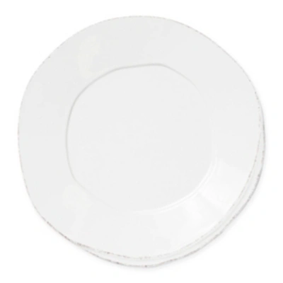 Vietri Lastra Collection European Dinner Plate In Linen